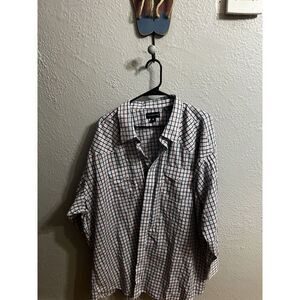 Vintage Panhandle Slim Men's Western‎ Snap Shirt Plaid  size 20 / 36